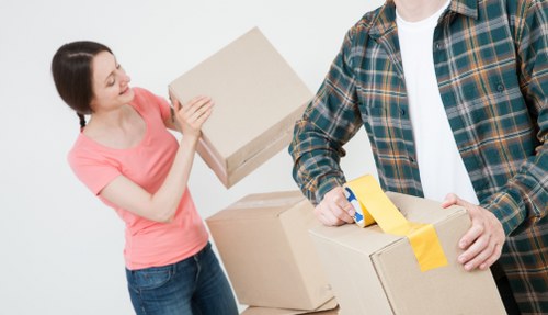 Assistance with lifting furniture during a Wimbledon move
