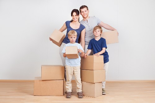 Removal team planning a residential move in Wimbledon